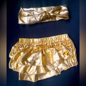 2 piece set - Baby girl bloomer/headband set- 🏷️ 3 for $30 sale! 🏷️